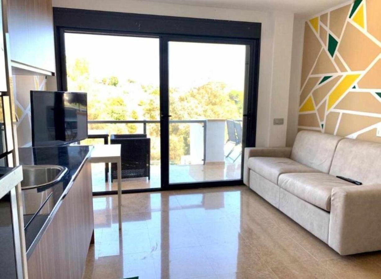 Apartamento 2 En Chalet Con Vista Abierta Al Mar Malaga Bagian luar foto