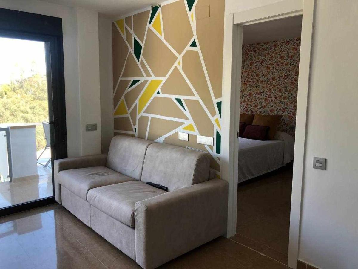 Apartamento 2 En Chalet Con Vista Abierta Al Mar Malaga Bagian luar foto